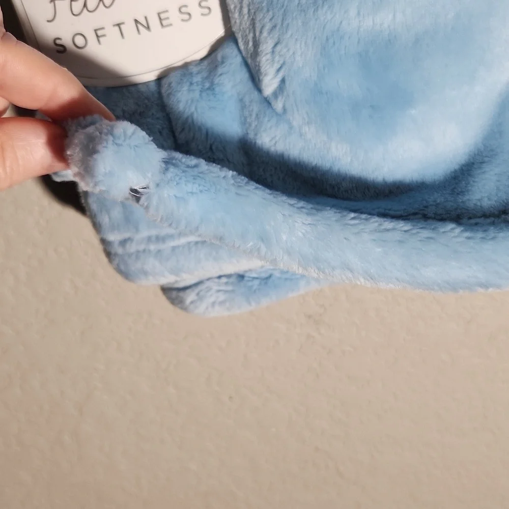 Oh So Soft Baby Blanket Heavy Weight blue Breeze Baby blanket 30 inch ×40 in NEW